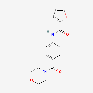 N-[4-(4-morpholinylcarbonyl)phenyl]-2-furamide