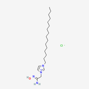 1-[2-amino-2-(hydroxyimino)ethyl]-3-hexadecyl-1H-imidazol-3-ium chloride