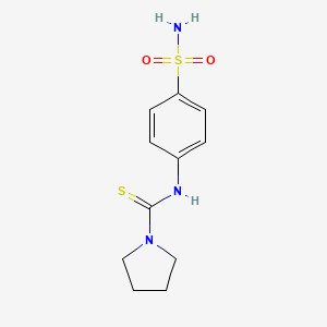 N-[4-(aminosulfonyl)phenyl]-1-pyrrolidinecarbothioamide