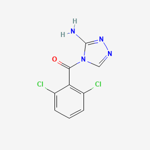 molecular formula C9H6Cl2N4O B5770924 4-(2,6-dichlorobenzoyl)-4H-1,2,4-triazol-3-amine 