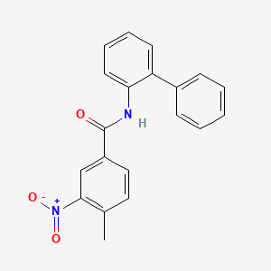 N-2-biphenylyl-4-methyl-3-nitrobenzamide