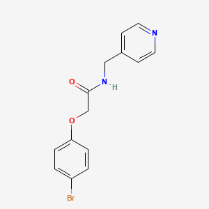 2-(4-bromophenoxy)-N-(4-pyridinylmethyl)acetamide