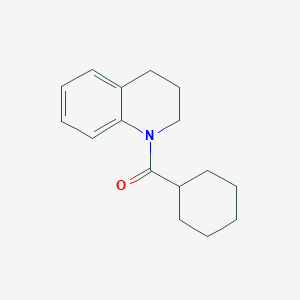 molecular formula C16H21NO B5770985 1-(cyclohexylcarbonyl)-1,2,3,4-tetrahydroquinoline 