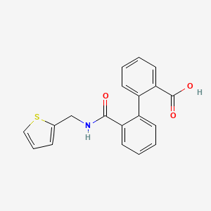 molecular formula C19H15NO3S B5771015 2'-{[(2-thienylmethyl)amino]carbonyl}-2-biphenylcarboxylic acid 