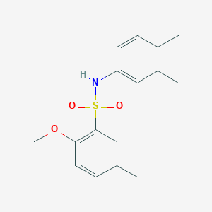 N-(3,4-dimethylphenyl)-2-methoxy-5-methylbenzenesulfonamide