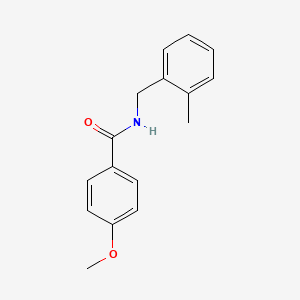 molecular formula C16H17NO2 B5771089 4-methoxy-N-(2-methylbenzyl)benzamide CAS No. 331638-66-5