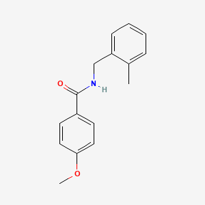 molecular formula C16H17NO2 B5771089 4-甲氧基-N-(2-甲基苄基)苯甲酰胺 CAS No. 331638-66-5