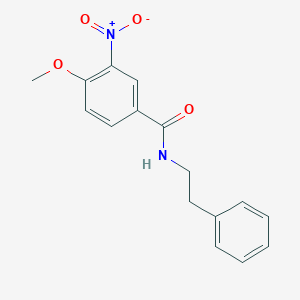 4-methoxy-3-nitro-N-(2-phenylethyl)benzamide