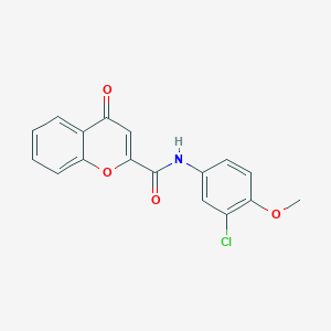 N-(3-chloro-4-methoxyphenyl)-4-oxo-4H-chromene-2-carboxamide