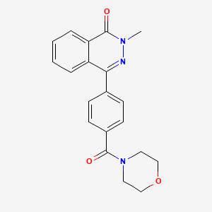 2-methyl-4-[4-(4-morpholinylcarbonyl)phenyl]-1(2H)-phthalazinone