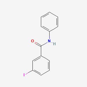 molecular formula C13H10INO B5771178 3-iodo-N-phenylbenzamide CAS No. 63710-34-9