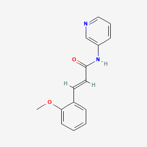 molecular formula C15H14N2O2 B5771181 3-(2-methoxyphenyl)-N-3-pyridinylacrylamide 