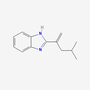 B577119 2-(4-Methyl-1-penten-2-yl)-1H-benzimidazole CAS No. 13786-51-1