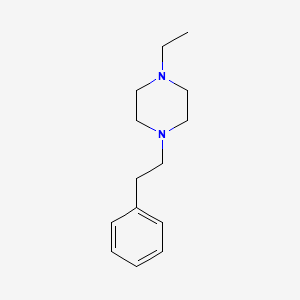 molecular formula C14H22N2 B5771225 1-ethyl-4-(2-phenylethyl)piperazine 
