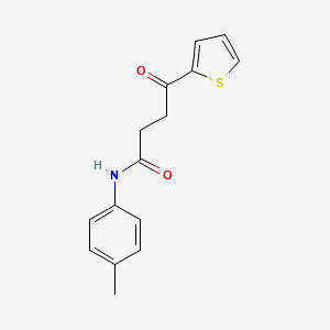 N-(4-methylphenyl)-4-oxo-4-(2-thienyl)butanamide