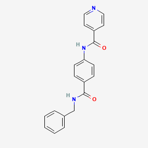 N-{4-[(benzylamino)carbonyl]phenyl}isonicotinamide