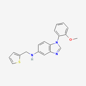 molecular formula C19H17N3OS B5771301 1-(2-methoxyphenyl)-N-(2-thienylmethyl)-1H-benzimidazol-5-amine 