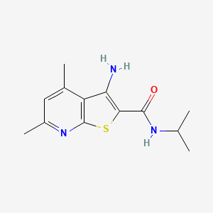 3-amino-N-isopropyl-4,6-dimethylthieno[2,3-b]pyridine-2-carboxamide