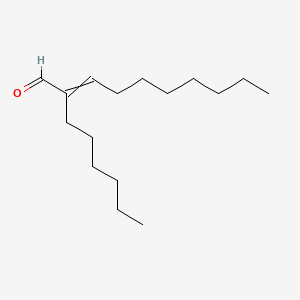 molecular formula C16H30O B577132 2-己基癸-2-烯醛 CAS No. 13893-39-5