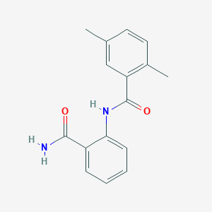 molecular formula C16H16N2O2 B5771351 N-[2-(aminocarbonyl)phenyl]-2,5-dimethylbenzamide 