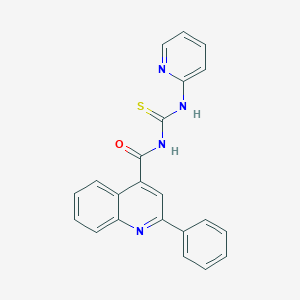 2-phenyl-N-[(2-pyridinylamino)carbonothioyl]-4-quinolinecarboxamide
