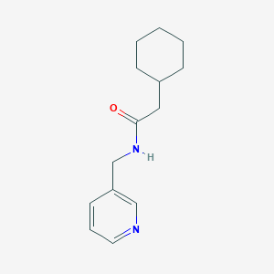 2-cyclohexyl-N-(3-pyridinylmethyl)acetamide