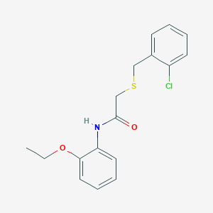 2-[(2-chlorobenzyl)thio]-N-(2-ethoxyphenyl)acetamide