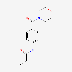 N-[4-(4-morpholinylcarbonyl)phenyl]propanamide