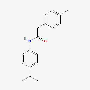 molecular formula C18H21NO B5771536 N-(4-isopropylphenyl)-2-(4-methylphenyl)acetamide 