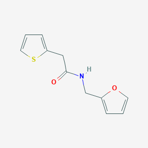 N-(2-furylmethyl)-2-(2-thienyl)acetamide