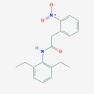 molecular formula C18H20N2O3 B5771568 N-(2,6-diethylphenyl)-2-(2-nitrophenyl)acetamide 