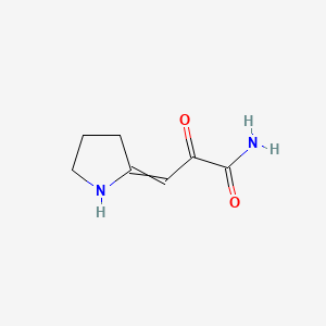 2-Oxo-3-pyrrolidin-2-ylidenepropanamide