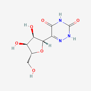 molecular formula C8H11N3O6 B577161 6-Azapseudouridine CAS No. 13455-42-0