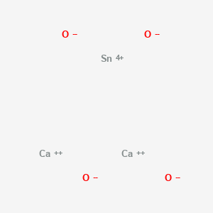 molecular formula Ca2O4Sn B577163 Dicalcium tin tetraoxide CAS No. 12138-89-5