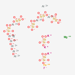 molecular formula Al9FFeHK3MgO41Si14+8 B577164 Illite CAS No. 12173-60-3