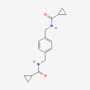 N,N'-[1,4-phenylenebis(methylene)]dicyclopropanecarboxamide