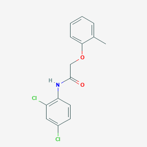 molecular formula C15H13Cl2NO2 B5771734 N-(2,4-dichlorophenyl)-2-(2-methylphenoxy)acetamide 