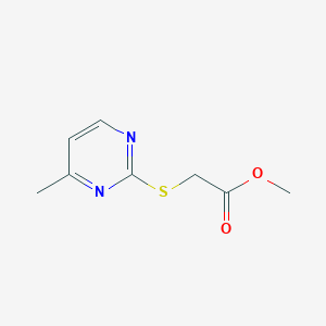 methyl [(4-methyl-2-pyrimidinyl)thio]acetate