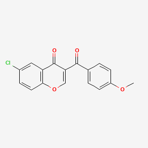 6-chloro-3-(4-methoxybenzoyl)-4H-chromen-4-one
