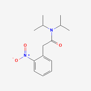 molecular formula C14H20N2O3 B5771792 N,N-diisopropyl-2-(2-nitrophenyl)acetamide 