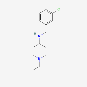 N-(3-chlorobenzyl)-1-propyl-4-piperidinamine