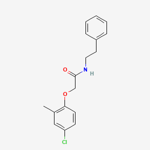 2-(4-chloro-2-methylphenoxy)-N-(2-phenylethyl)acetamide