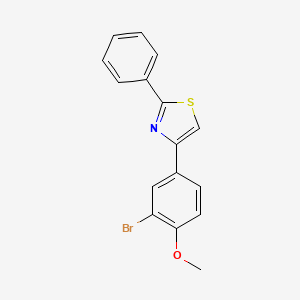 4-(3-bromo-4-methoxyphenyl)-2-phenyl-1,3-thiazole