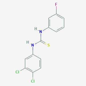 molecular formula C13H9Cl2FN2S B5771833 N-(3,4-dichlorophenyl)-N'-(3-fluorophenyl)thiourea 