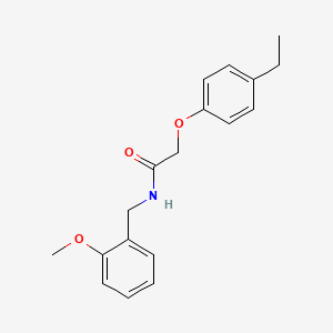 molecular formula C18H21NO3 B5771873 2-(4-ethylphenoxy)-N-(2-methoxybenzyl)acetamide 