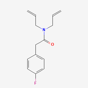 molecular formula C14H16FNO B5771925 N,N-diallyl-2-(4-fluorophenyl)acetamide 