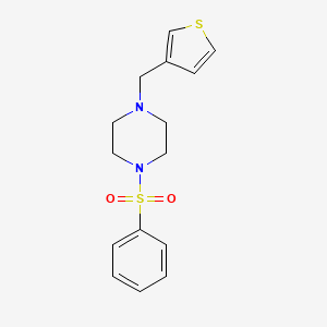 1-(phenylsulfonyl)-4-(3-thienylmethyl)piperazine