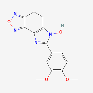 7-(3,4-dimethoxyphenyl)-4,5-dihydro-6H-imidazo[4,5-e][2,1,3]benzoxadiazol-6-ol