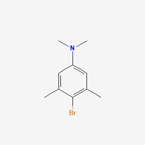 molecular formula C10H14BrN B577201 4-溴-N,N,3,5-四甲基苯胺 CAS No. 14275-09-3
