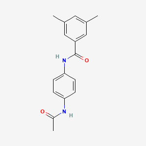 N-[4-(acetylamino)phenyl]-3,5-dimethylbenzamide